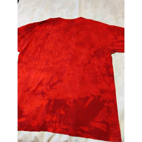 THE MOUNTAIN 2008 Indian Shirt XXL Horses Wolf Leather Tag Tie Dye - Picture 5 of 5